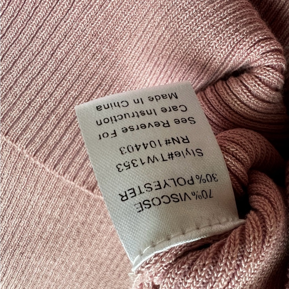 Workshop Republic Clothing Dusty Pink Ribbed Tank Top - Picture 5 of 5
